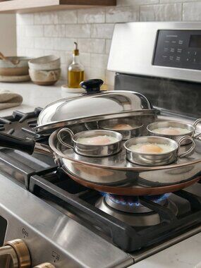 Revere Ware Stainless Copper Clad Steel Egg Poacher (Ring Only)